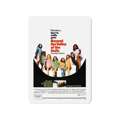 BEYOND THE VALLEY OF THE DOLLS 1970 Movie Poster - Refrigerator Magnet 2 Inch - The Sticker Space