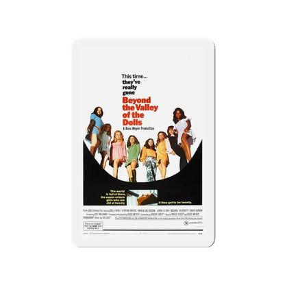 BEYOND THE VALLEY OF THE DOLLS 1970 Movie Poster - Refrigerator Magnet 3 Inch - The Sticker Space