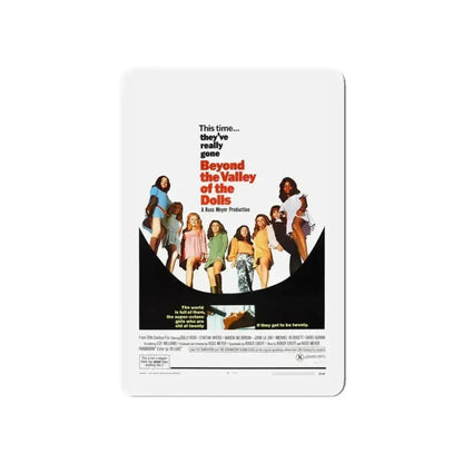BEYOND THE VALLEY OF THE DOLLS 1970 Movie Poster - Refrigerator Magnet - The Sticker Space