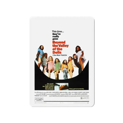 BEYOND THE VALLEY OF THE DOLLS 1970 Movie Poster - Refrigerator Magnet - The Sticker Space