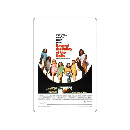 BEYOND THE VALLEY OF THE DOLLS 1970 Movie Poster STICKER Vinyl Die-Cut Decal 6 Inch - The Sticker Space
