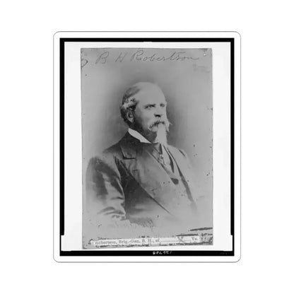B.H. Robertson, Va. (U.S. Civil War) STICKER Vinyl Kiss-Cut Decal 2 Inch White - The Sticker Space