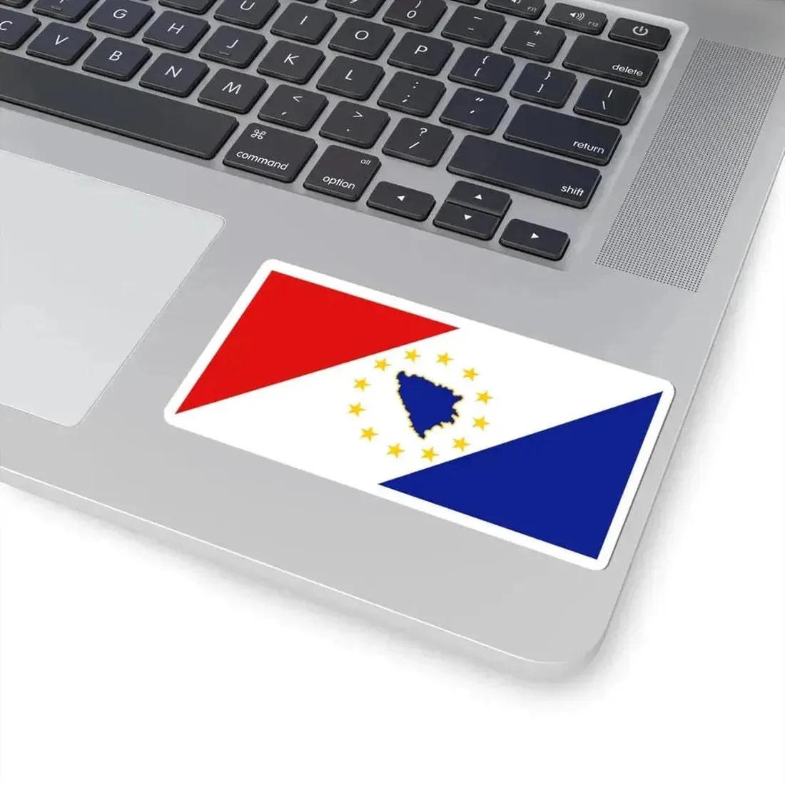 BH Second Alternative Flag of Second Proposal (Bosnia and Herzegovina) STICKER Vinyl Kiss-Cut Decal - The Sticker Space