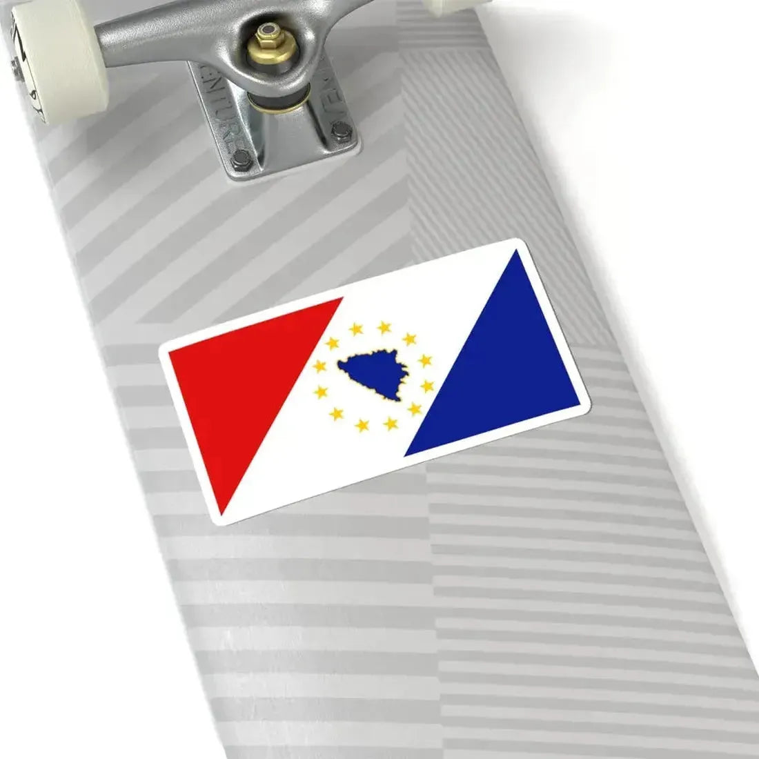 BH Second Alternative Flag of Second Proposal (Bosnia and Herzegovina) STICKER Vinyl Kiss-Cut Decal - The Sticker Space