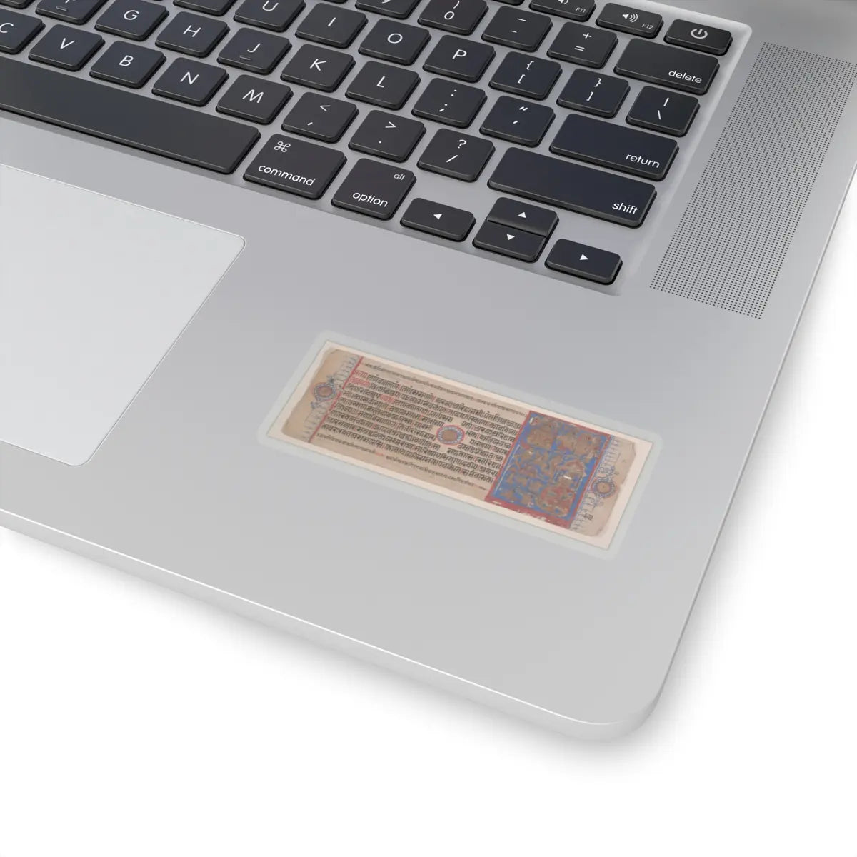 Bhadrabahu - Leaf from a Kalpa Sutra (Jain Book of Rituals) - 15th century v1 - STICKER Vinyl Kiss-Cut Decal