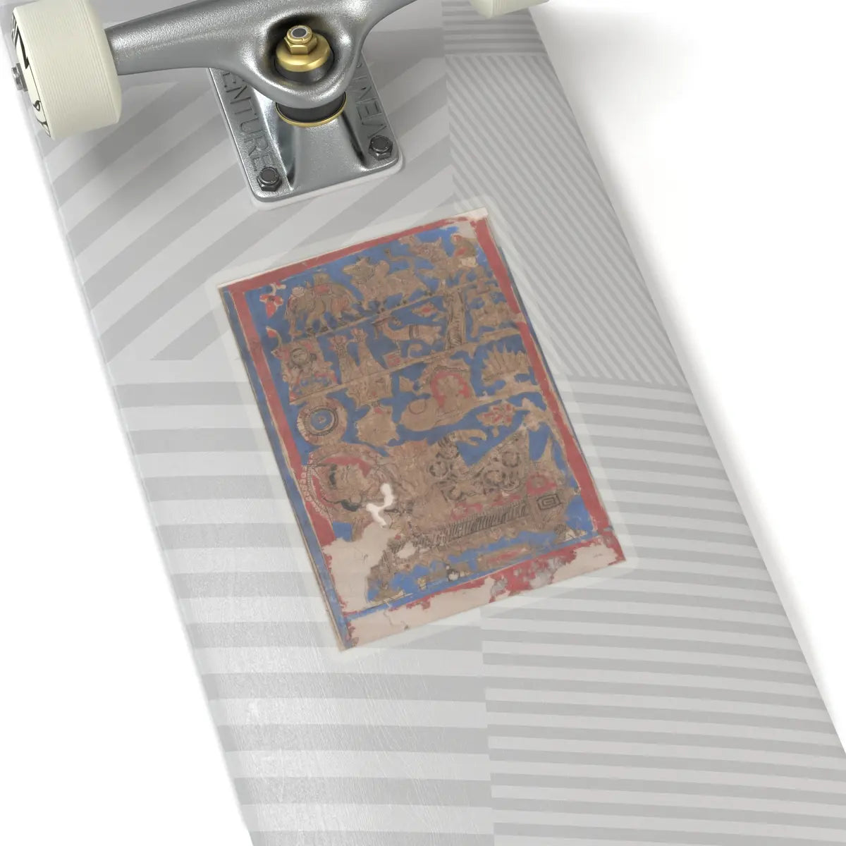 Bhadrabahu - Leaf from a Kalpa Sutra (Jain Book of Rituals) - 15th century v4 - STICKER Vinyl Kiss-Cut Decal