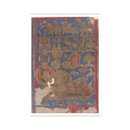 Bhadrabahu - Leaf from a Kalpa Sutra (Jain Book of Rituals) - 15th century v4 - STICKER Vinyl Kiss-Cut Decal