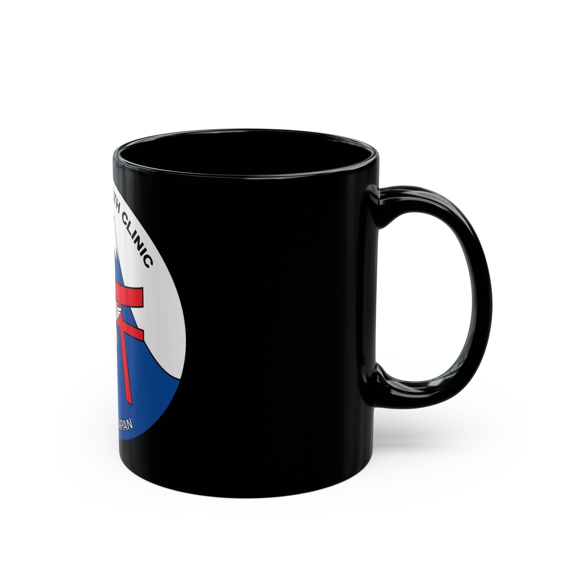 BHC Atsugi Japan (U.S. Navy) Black Coffee Mug-The Sticker Space