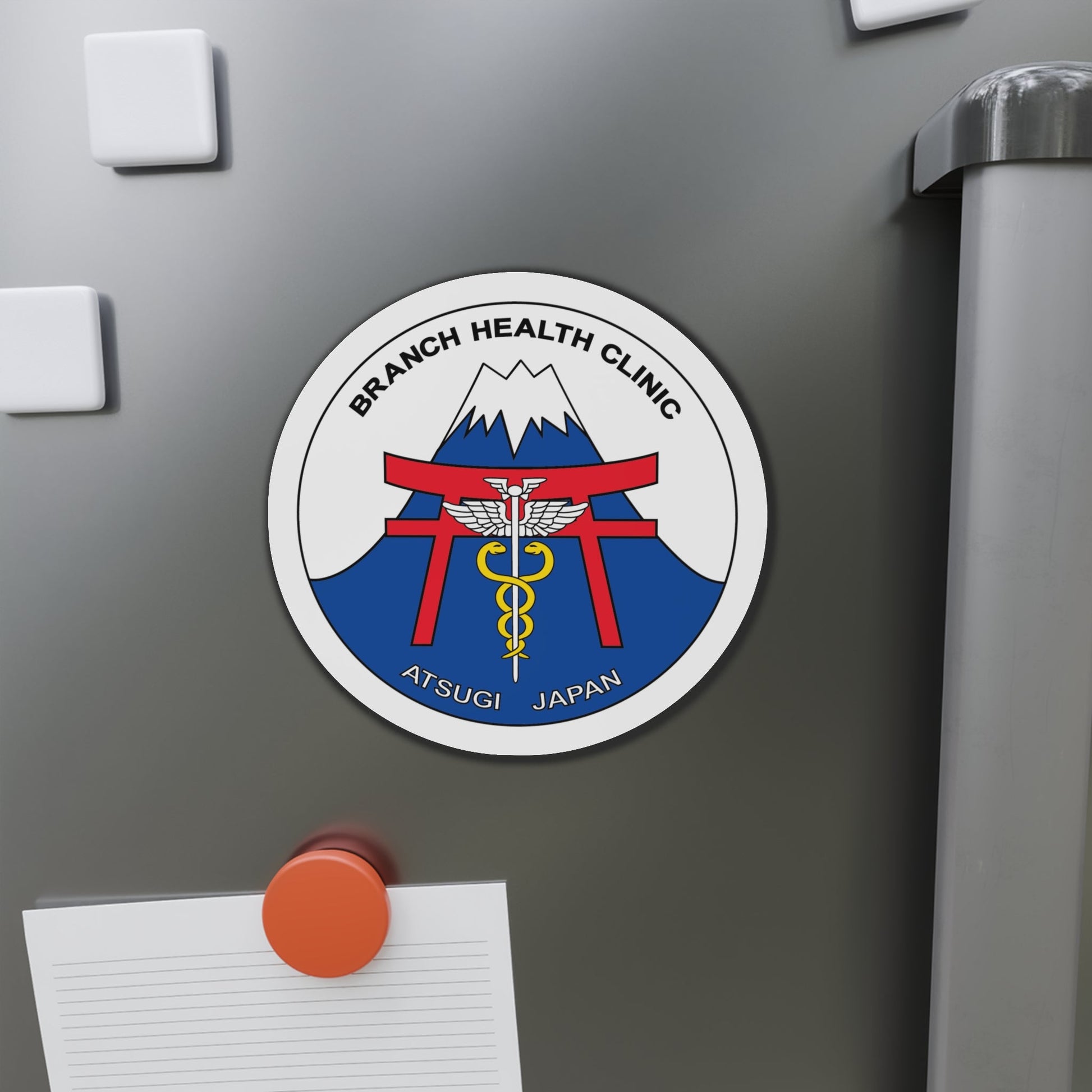 BHC Atsugi Japan (U.S. Navy) Die-Cut Magnet-The Sticker Space