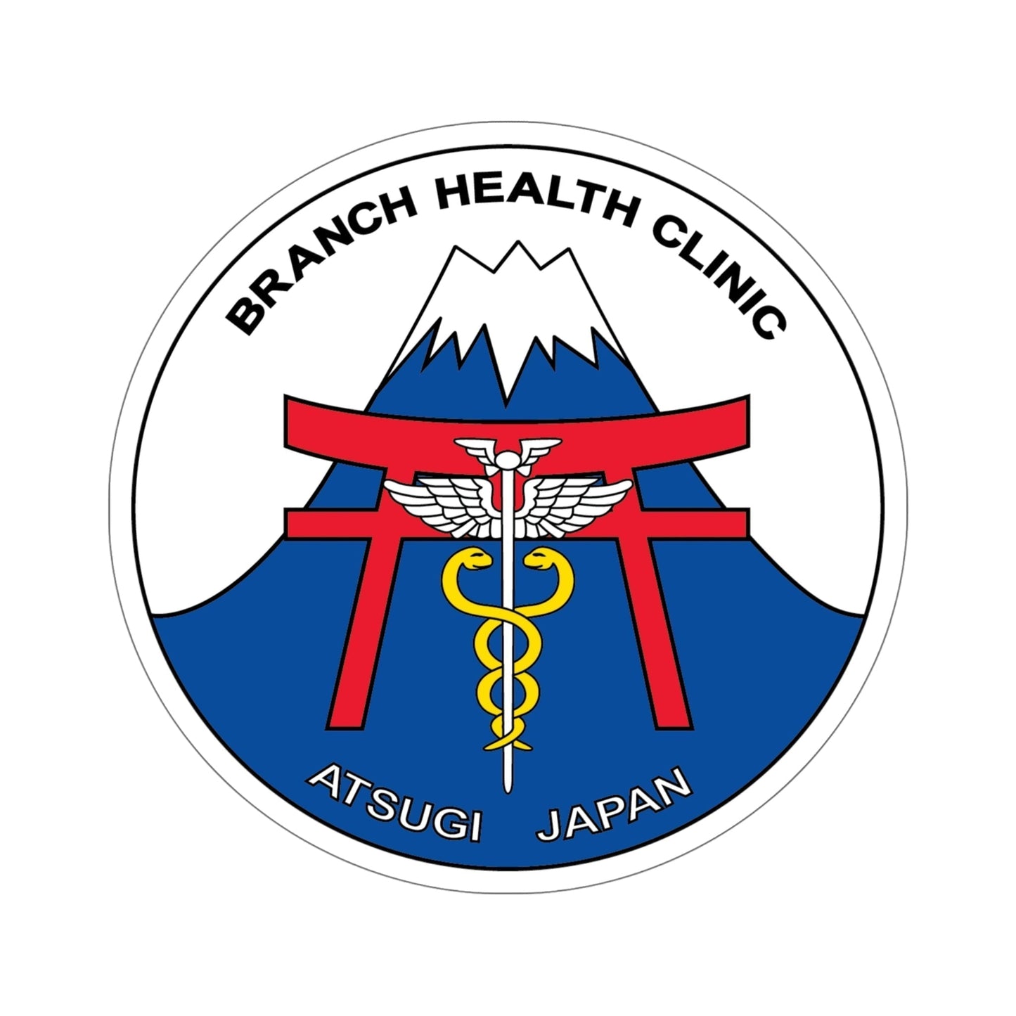 BHC Atsugi Japan (U.S. Navy) STICKER Vinyl Die-Cut Decal-6 Inch-The Sticker Space