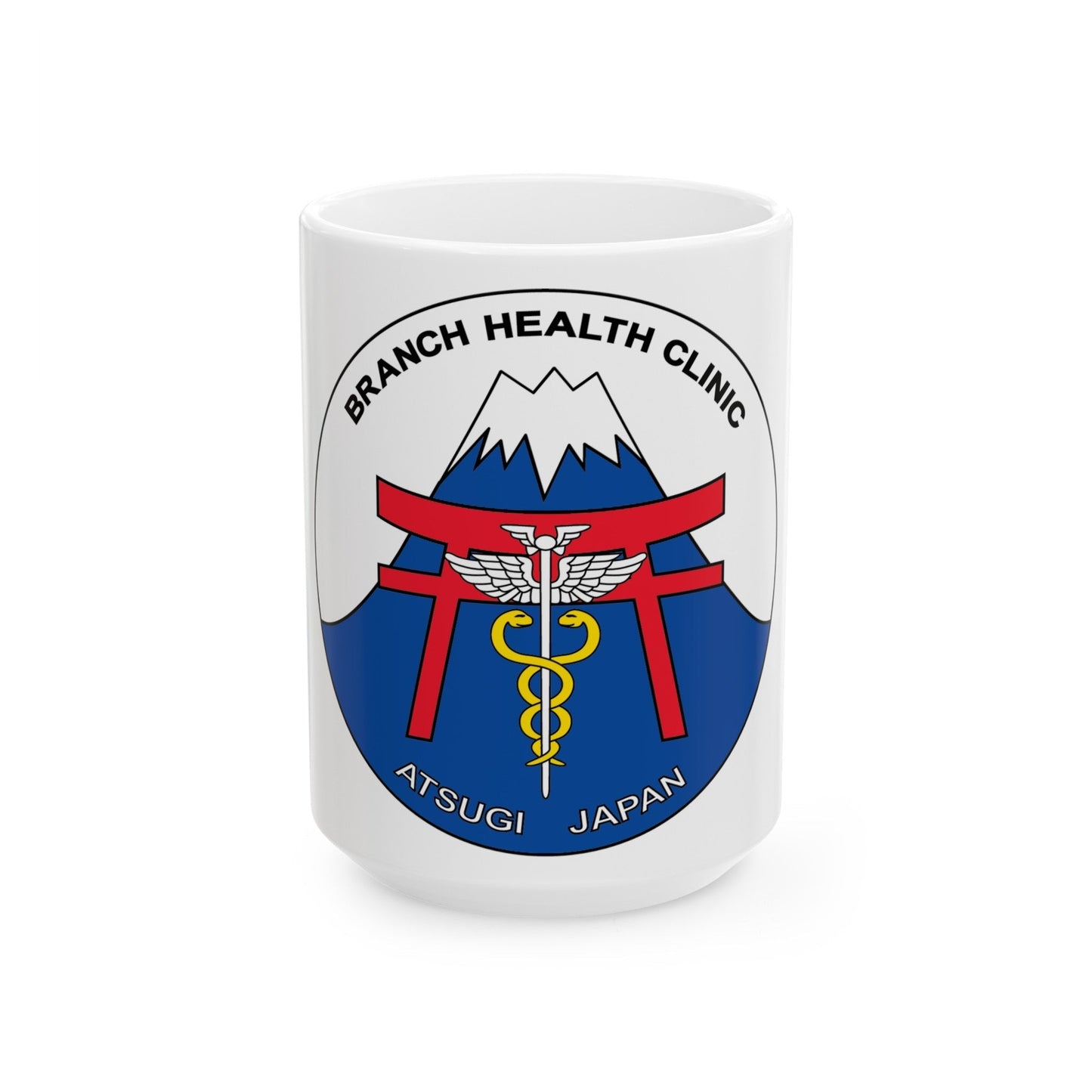 BHC Atsugi Japan (U.S. Navy) White Coffee Mug-15oz-The Sticker Space