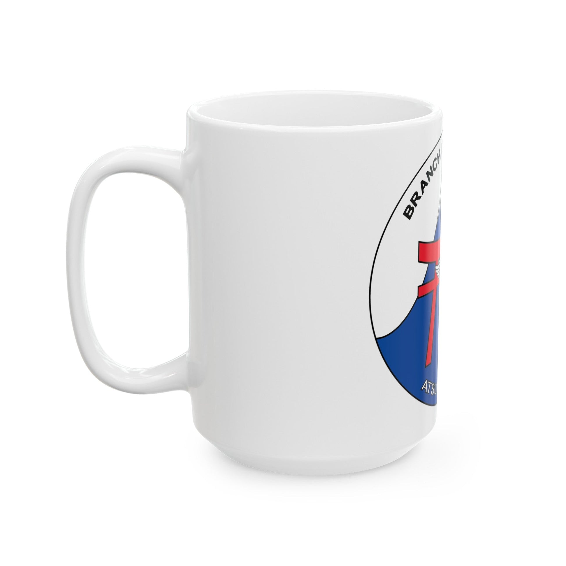 BHC Atsugi Japan (U.S. Navy) White Coffee Mug-The Sticker Space