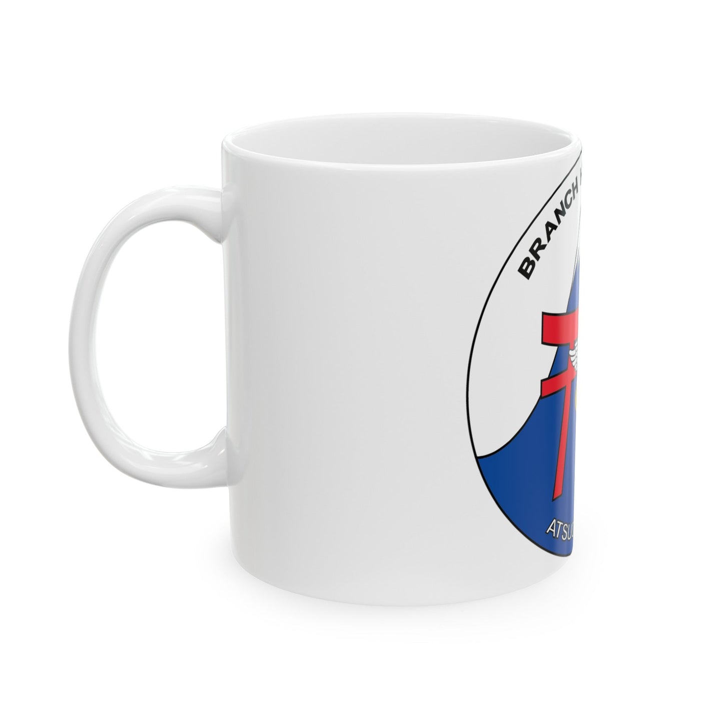 BHC Atsugi Japan (U.S. Navy) White Coffee Mug-The Sticker Space