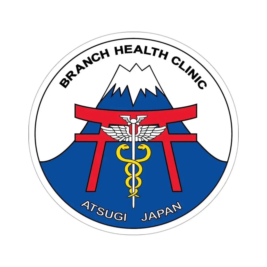 BHC Atsugi Japan (U.S. Navy) STICKER Vinyl Die-Cut Decal 3 Inch - The Sticker Space