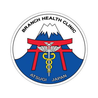 BHC Atsugi Japan (U.S. Navy) STICKER Vinyl Kiss-Cut Decal 6 Inch White - The Sticker Space