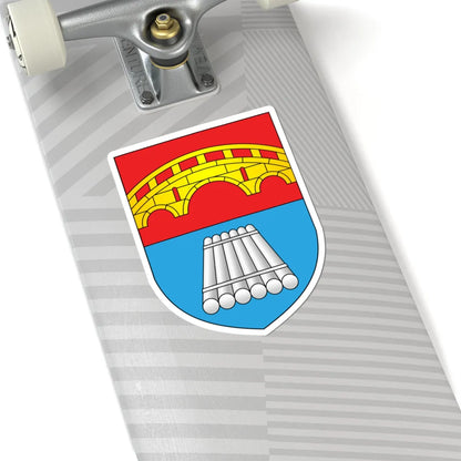 BIA Mosty COA (Belarus) (Coat of Arms) STICKER Vinyl Kiss-Cut Decal - The Sticker Space