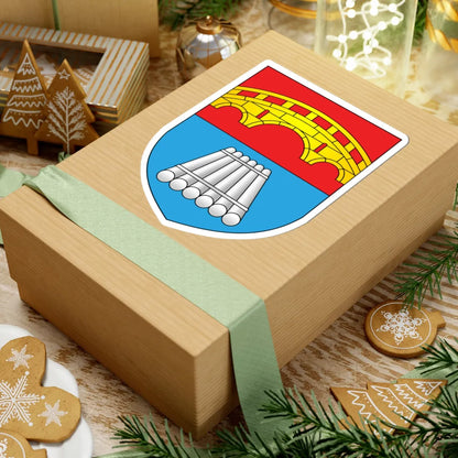 BIA Mosty COA (Belarus) (Coat of Arms) STICKER Vinyl Kiss-Cut Decal - The Sticker Space