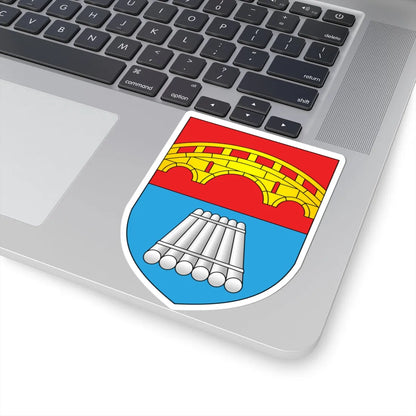 BIA Mosty COA (Belarus) (Coat of Arms) STICKER Vinyl Kiss-Cut Decal - The Sticker Space