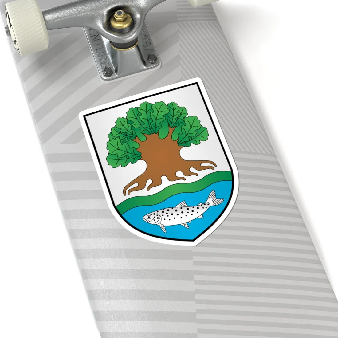 BIA Ostrowiec COA (Belarus) (Coat of Arms) STICKER Vinyl Kiss-Cut Decal - The Sticker Space