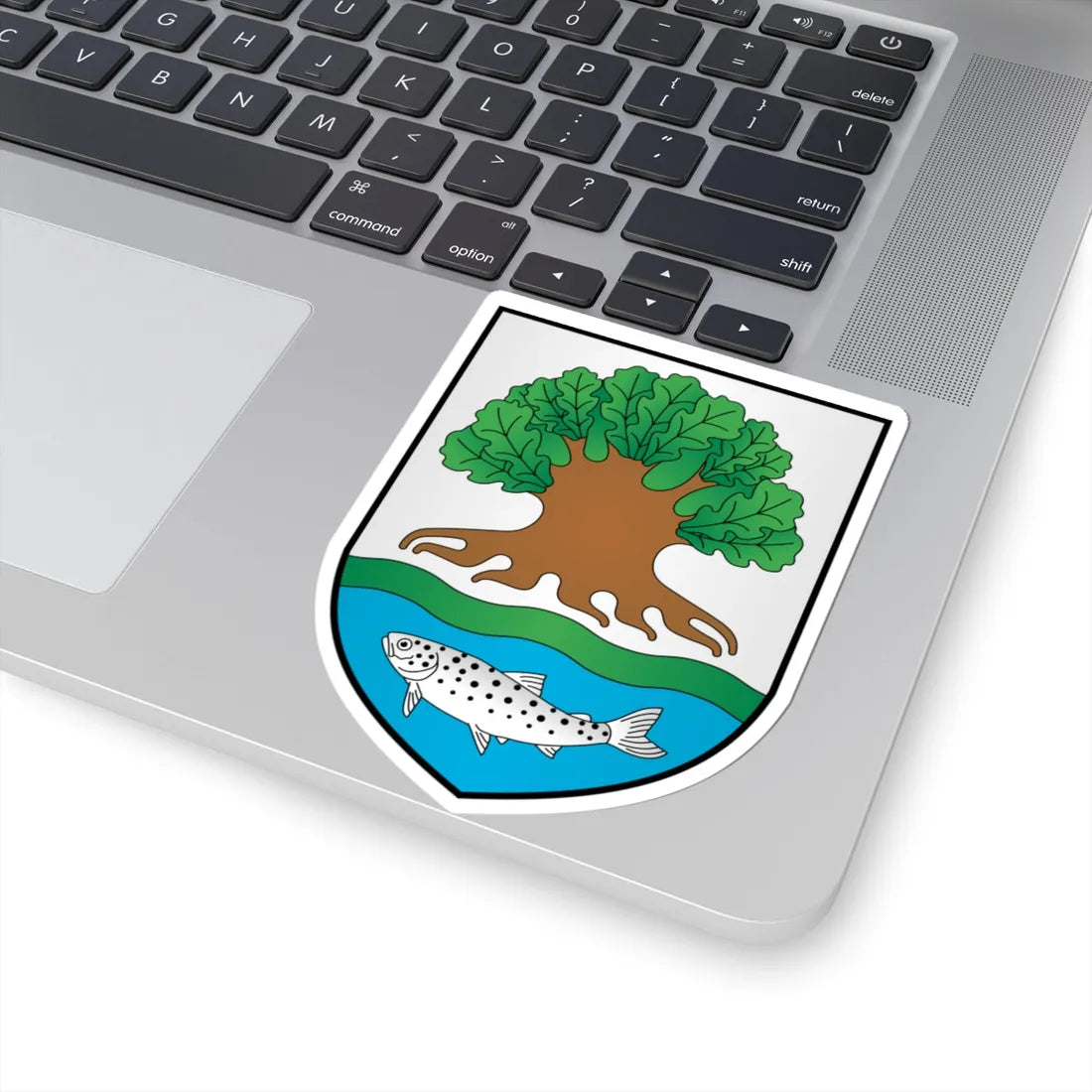 BIA Ostrowiec COA (Belarus) (Coat of Arms) STICKER Vinyl Kiss-Cut Decal - The Sticker Space