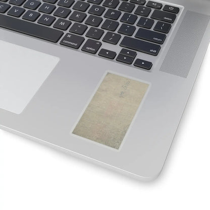 Bian Lu - Peahen and hibiscus - mid-14th century v2 - STICKER Vinyl Kiss-Cut Decal