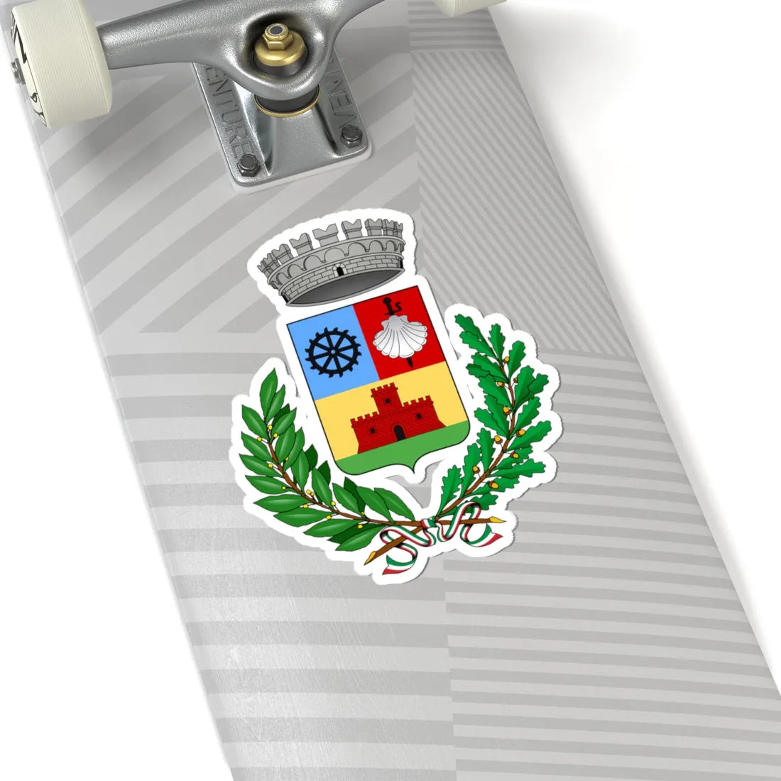 Bianzano-Stemma (Italy) (Coat of Arms) STICKER Vinyl Kiss-Cut Decal - The Sticker Space