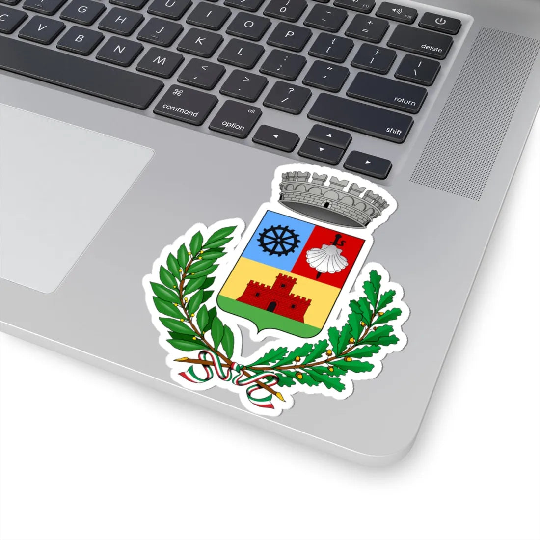 Bianzano-Stemma (Italy) (Coat of Arms) STICKER Vinyl Kiss-Cut Decal - The Sticker Space