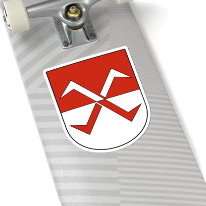 Biberist-blazon (Switzerland) (Coat of Arms) STICKER Vinyl Kiss-Cut Decal - The Sticker Space