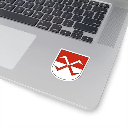 Biberist-blazon (Switzerland) (Coat of Arms) STICKER Vinyl Kiss-Cut Decal - The Sticker Space