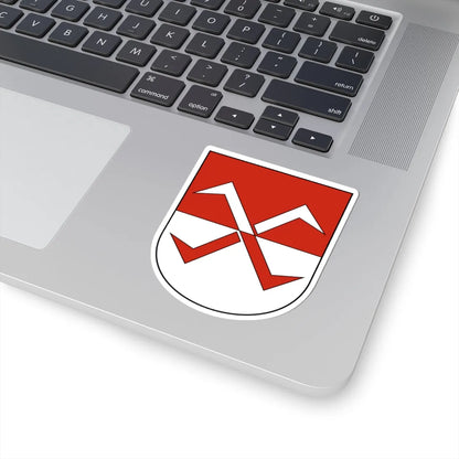 Biberist-blazon (Switzerland) (Coat of Arms) STICKER Vinyl Kiss-Cut Decal - The Sticker Space