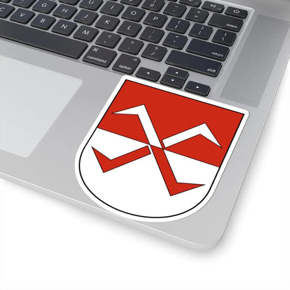 Biberist-blazon (Switzerland) (Coat of Arms) STICKER Vinyl Kiss-Cut Decal - The Sticker Space