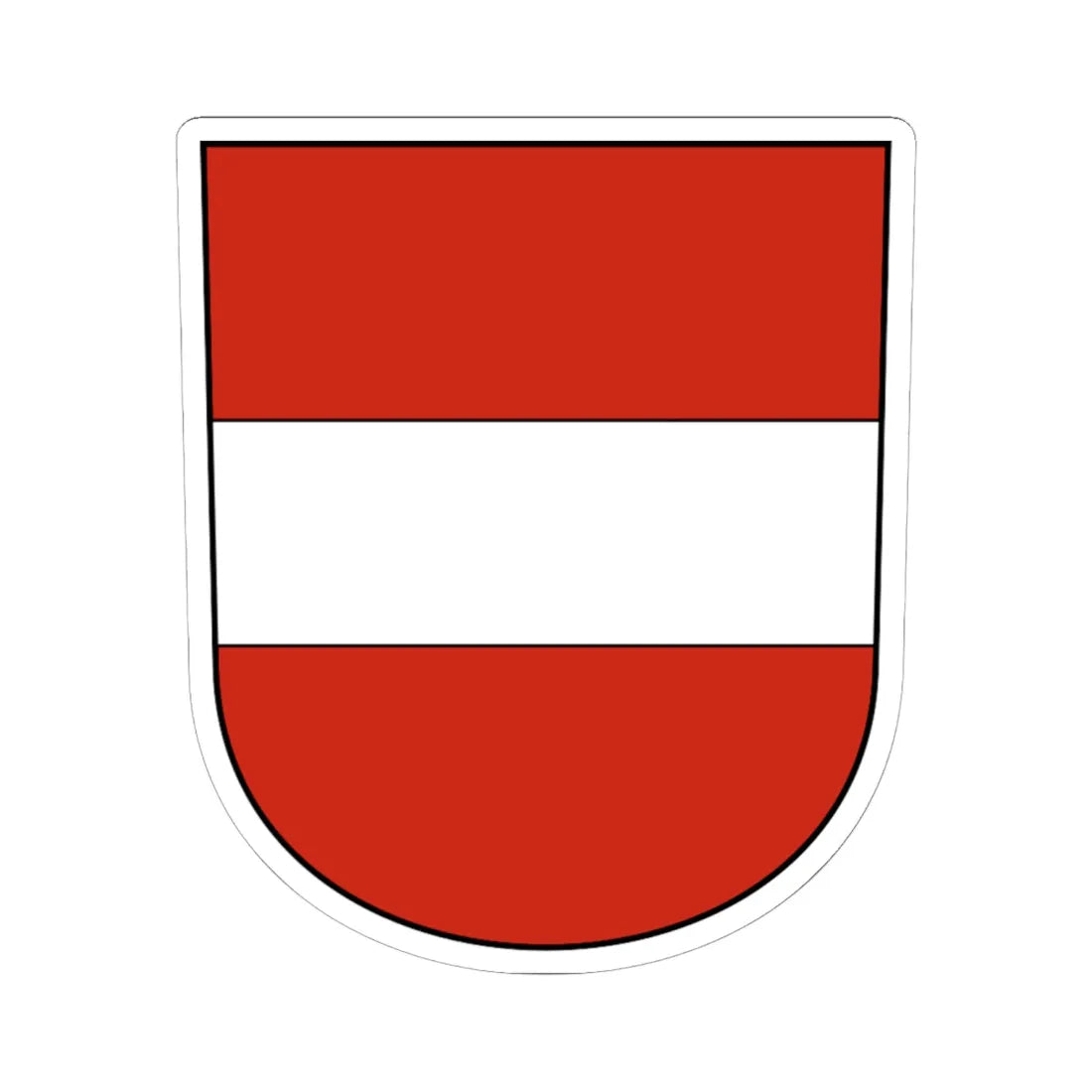 BichelseeBalterswil-blazon (Switzerland) (Coat of Arms) STICKER Vinyl Kiss-Cut Decal 6 Inch White - The Sticker Space