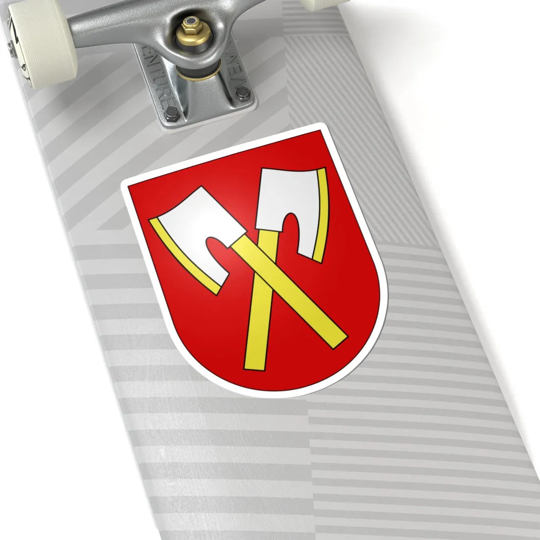 Biel district-coat of arms (Switzerland) (Coat of Arms) STICKER Vinyl Kiss-Cut Decal - The Sticker Space