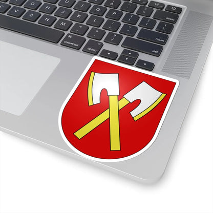 Biel district-coat of arms (Switzerland) (Coat of Arms) STICKER Vinyl Kiss-Cut Decal - The Sticker Space