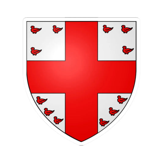 Bierne 59 Nord-france (France) (Coat of Arms) STICKER Vinyl Kiss-Cut Decal 2 Inch White - The Sticker Space