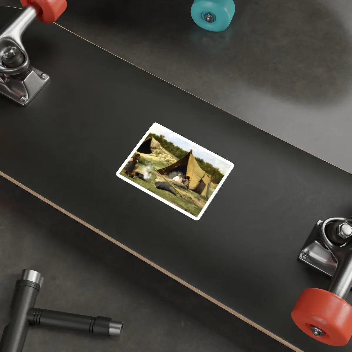 SKU:18652231488898495419 Sticker types:White Shape:Die-Cut Sizes:4" × 4"