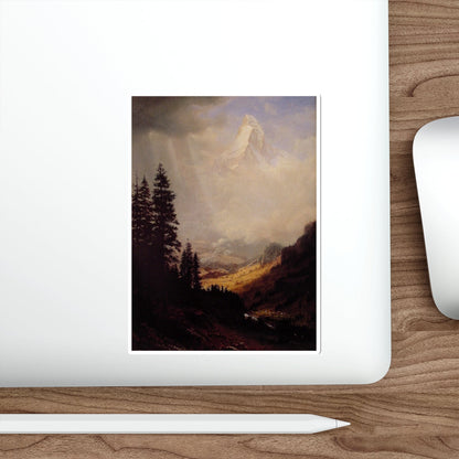 BIERSTADT, Albert - The Matterhorn (Artwork) STICKER Vinyl Die-Cut Decal-The Sticker Space