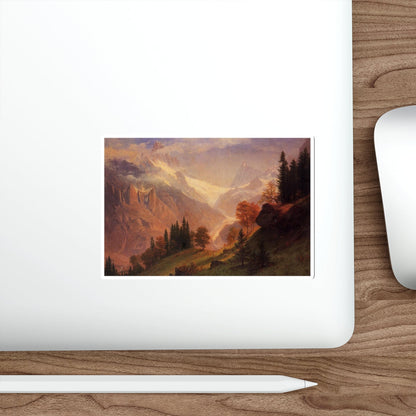 BIERSTADT, Albert - View of the Grunewald (Artwork) STICKER Vinyl Die-Cut Decal-The Sticker Space