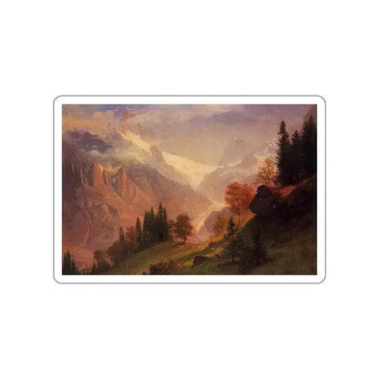 BIERSTADT, Albert - View of the Grunewald (Artwork) STICKER Vinyl Die-Cut Decal White Die-Cut 4 Inch - The Sticker Space