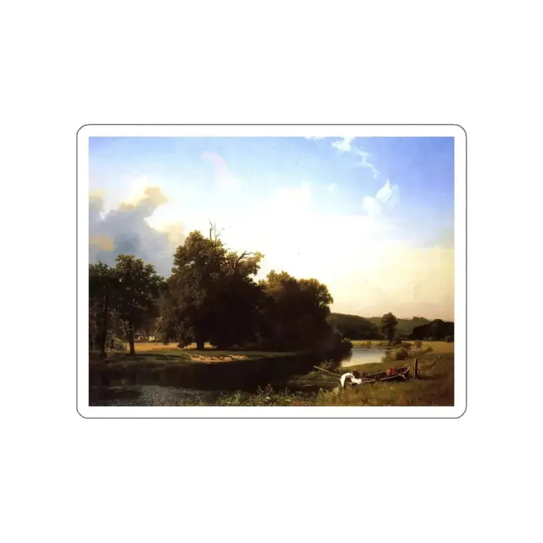 BIERSTADT, Albert - Westphalia (Artwork) STICKER Vinyl Die-Cut Decal - The Sticker Space