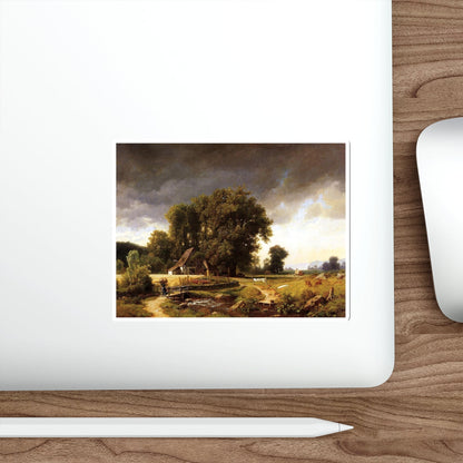 BIERSTADT, Albert - Westphalian Landscape (Artwork) STICKER Vinyl Die-Cut Decal-The Sticker Space