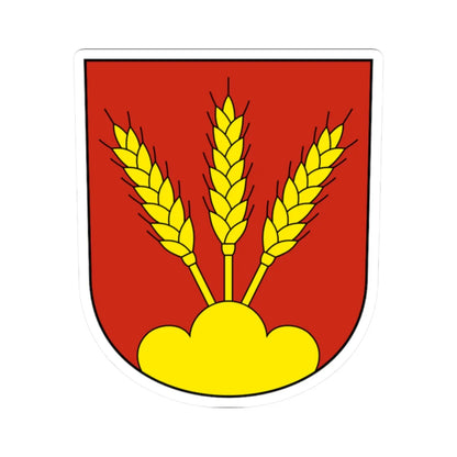 Biezwil-blazon (Switzerland) (Coat of Arms) STICKER Vinyl Kiss-Cut Decal 2 Inch White - The Sticker Space