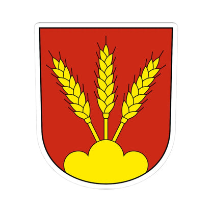 Biezwil-blazon (Switzerland) (Coat of Arms) STICKER Vinyl Kiss-Cut Decal 3 Inch White - The Sticker Space