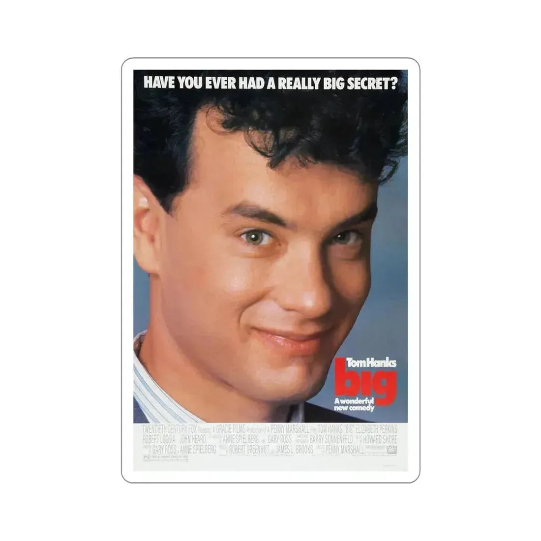 Big 1988 Movie Poster STICKER Vinyl Die-Cut Decal - The Sticker Space