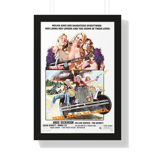 BIG BAD MAMA 1974 - Framed Movie Poster-16″ x 24″-The Sticker Space