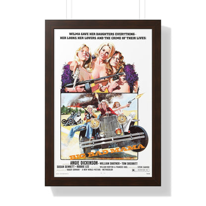 BIG BAD MAMA 1974 - Framed Movie Poster-16″ x 24″-The Sticker Space