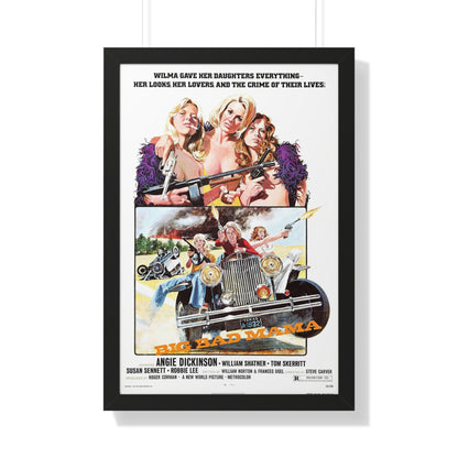 BIG BAD MAMA 1974 - Framed Movie Poster-20" x 30"-The Sticker Space