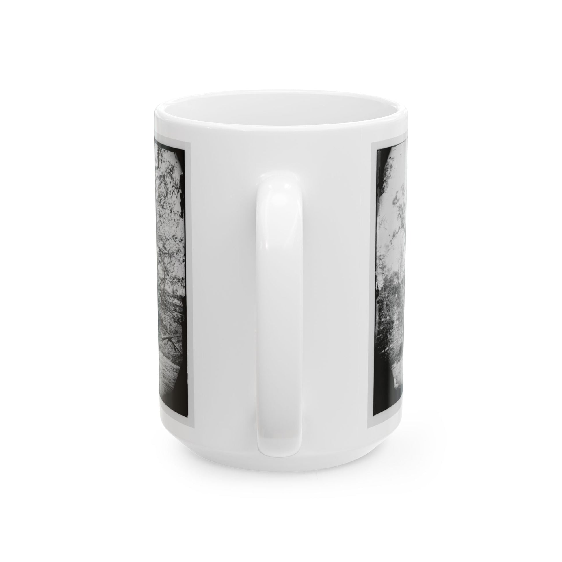 Big Black River, Miss. Battlefield Of May 17, 1863 (U.S. Civil War) White Coffee Mug-The Sticker Space