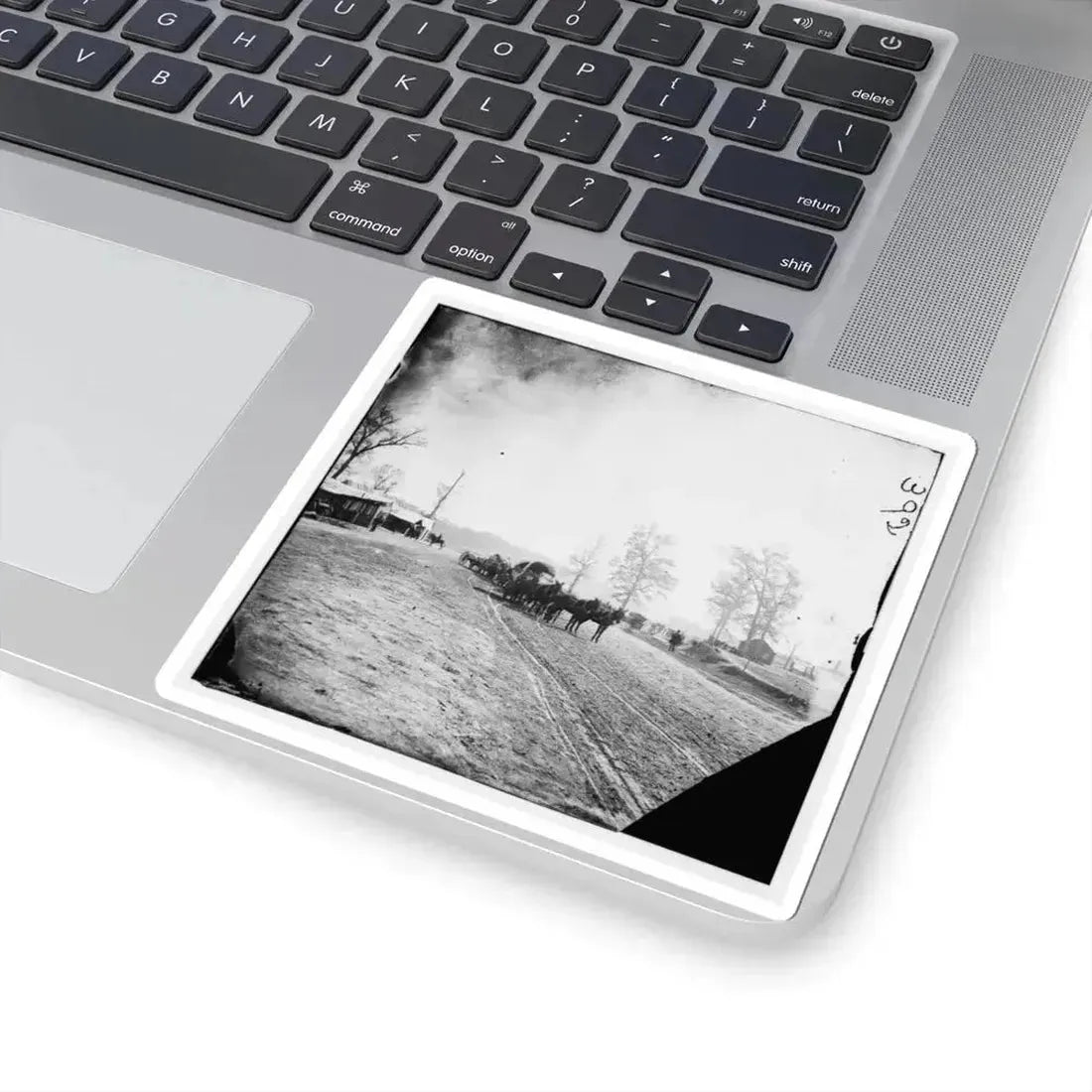 Big Black River Station, Miss. Wagons and Sheds (U.S. Civil War) STICKER Vinyl Kiss-Cut Decal - The Sticker Space