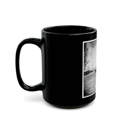 Big Black River Station, Miss. Wagons And Sheds (U.S. Civil War) Black Coffee Mug